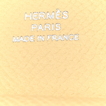 Hermes Epsom Calvi Duo Card Case Parchemin 6 of 8