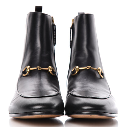 Gucci Malaga Kid Womens Jordaan Ankle Boots 39 Black 2 of 9