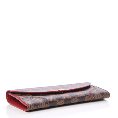 Louis Vuitton Damier Ebene Caissa Wallet Cherry 4 of 8