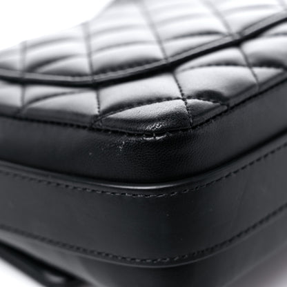 Chanel Calfskin Quilted Bolero De Chanel Flap Bag Black 10 of 14