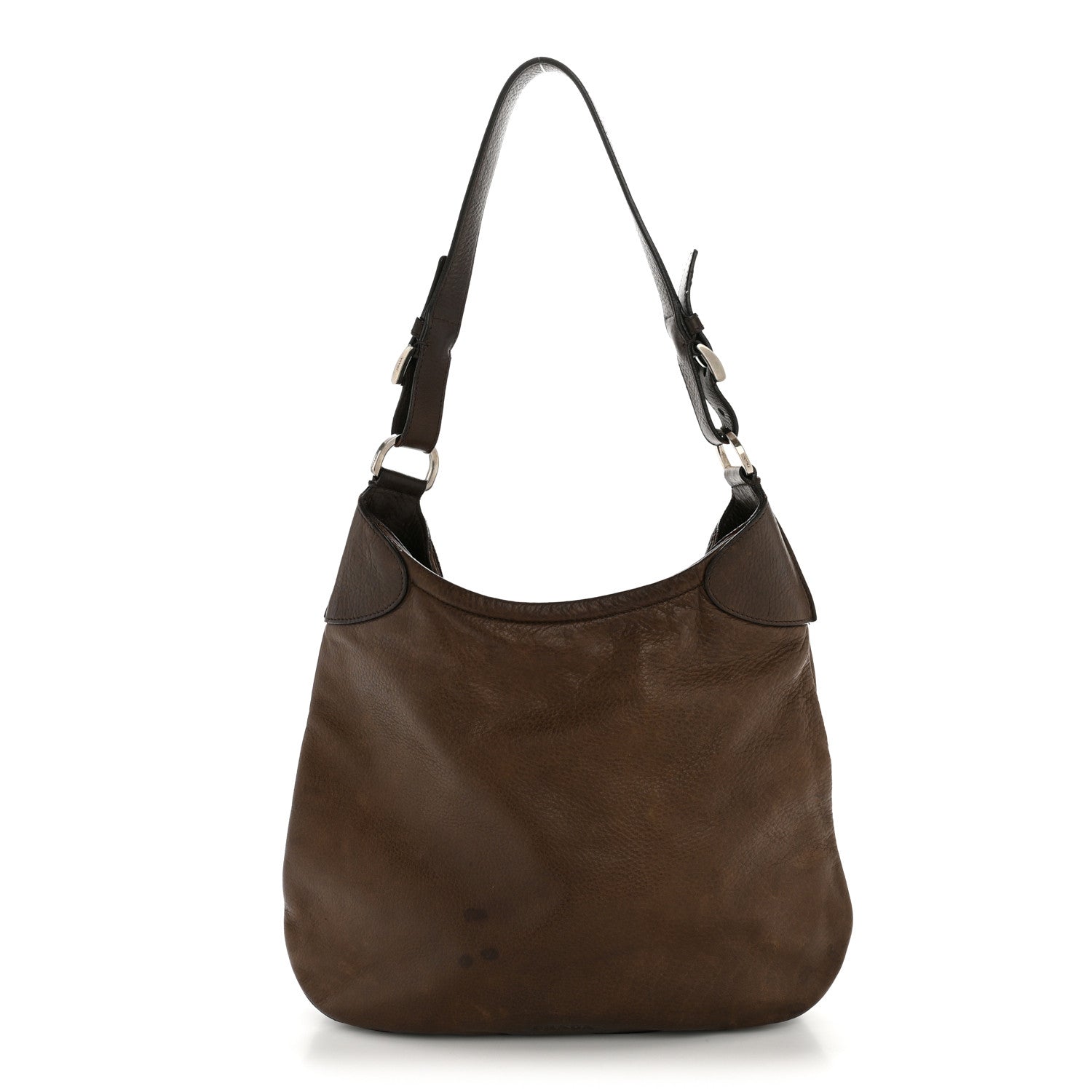 Prada Vitello Daino Hobo  Brown 1 of 17