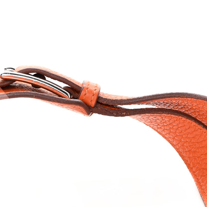 Hermes Taurillon Clemence Jypsiere 28 Orange 18 of 18