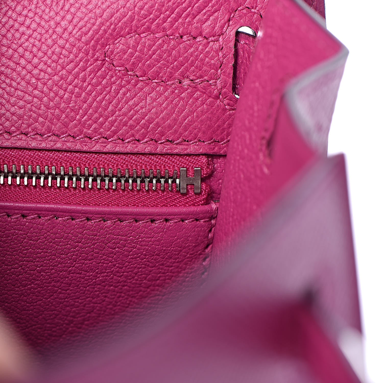 Hermes Epsom Kelly Sellier 25 Rose Pourpre 34 of 41