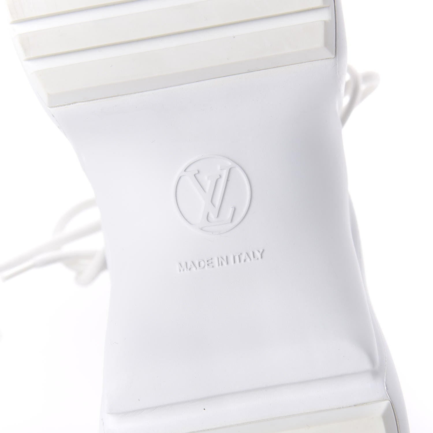 Louis Vuitton Patent Monogram Stripe LV Archlight Sneakers 36 White Blue 6 of 9