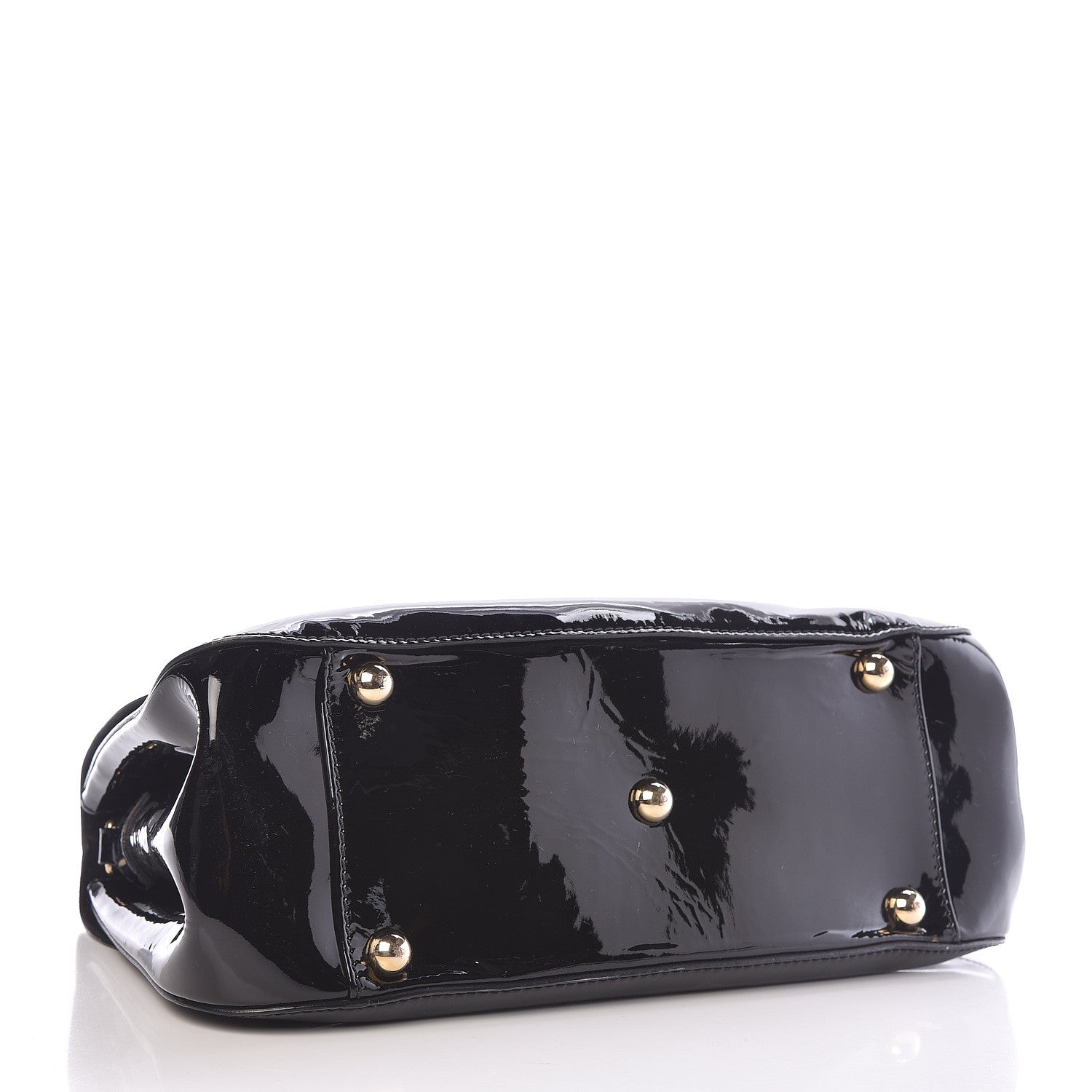 Valentino Garavani Patent Histoire Flap Black 5 of 11