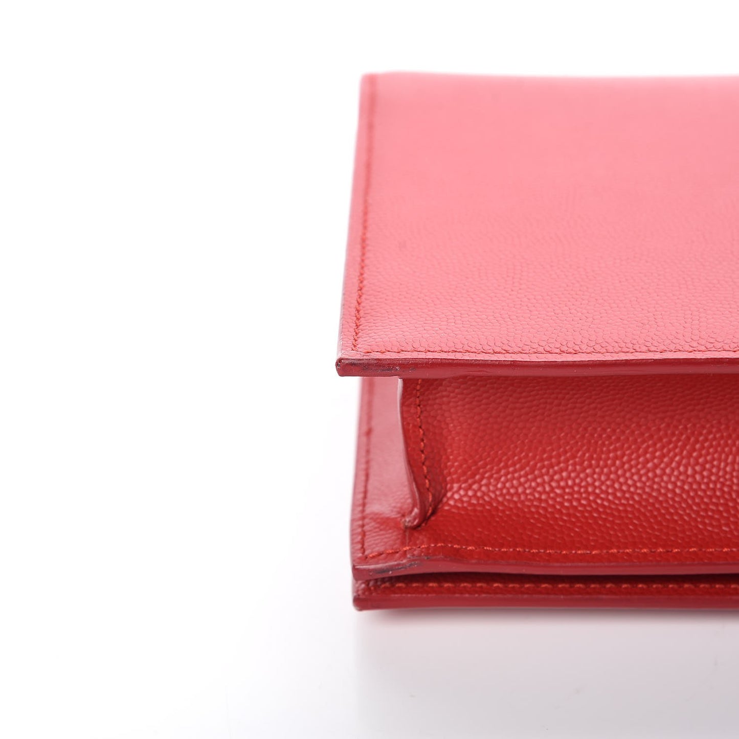 Grain De Poudre Classic Kate Monogram Clutch New Red