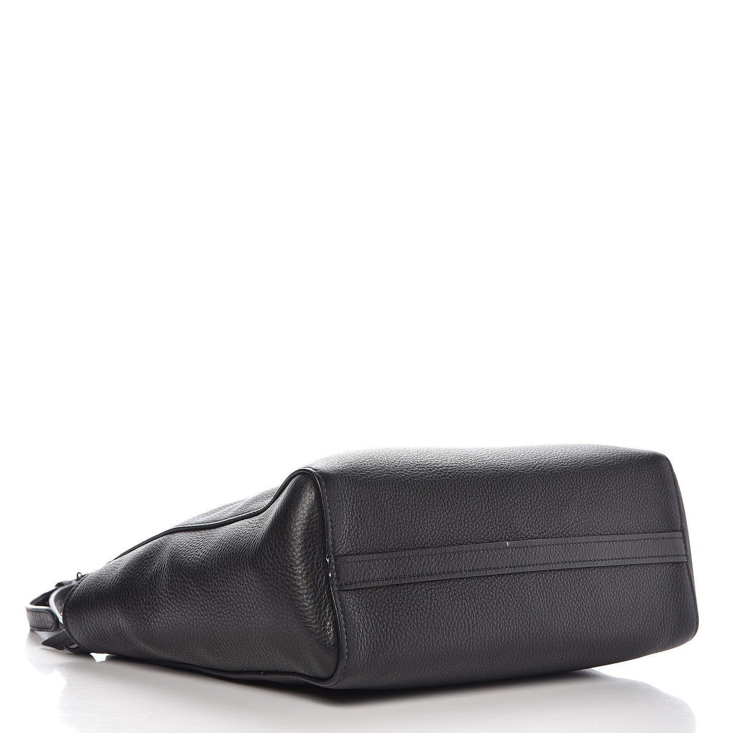 Vitello Phenix Top Handle Bag Black