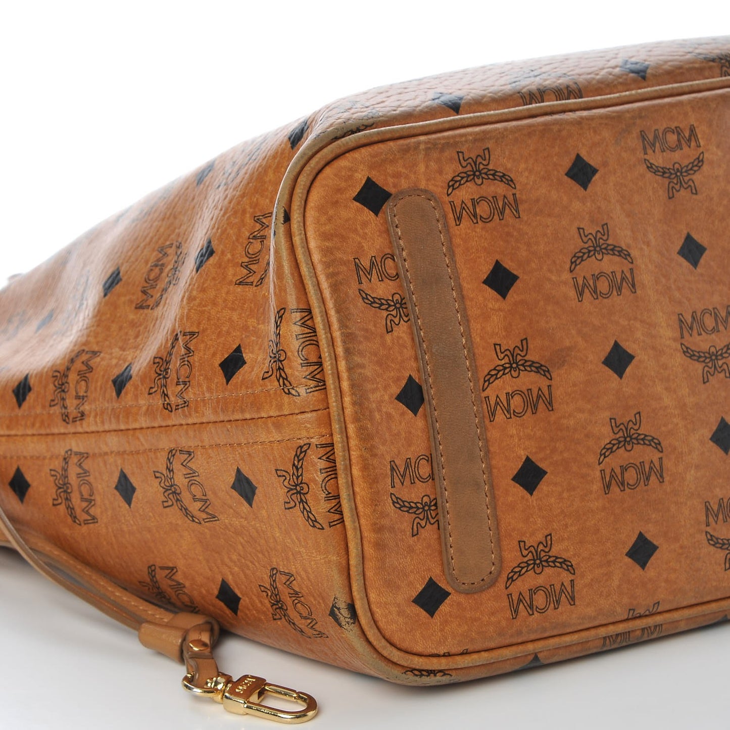 Visetos Medium Reversible Shopping Tote Cognac