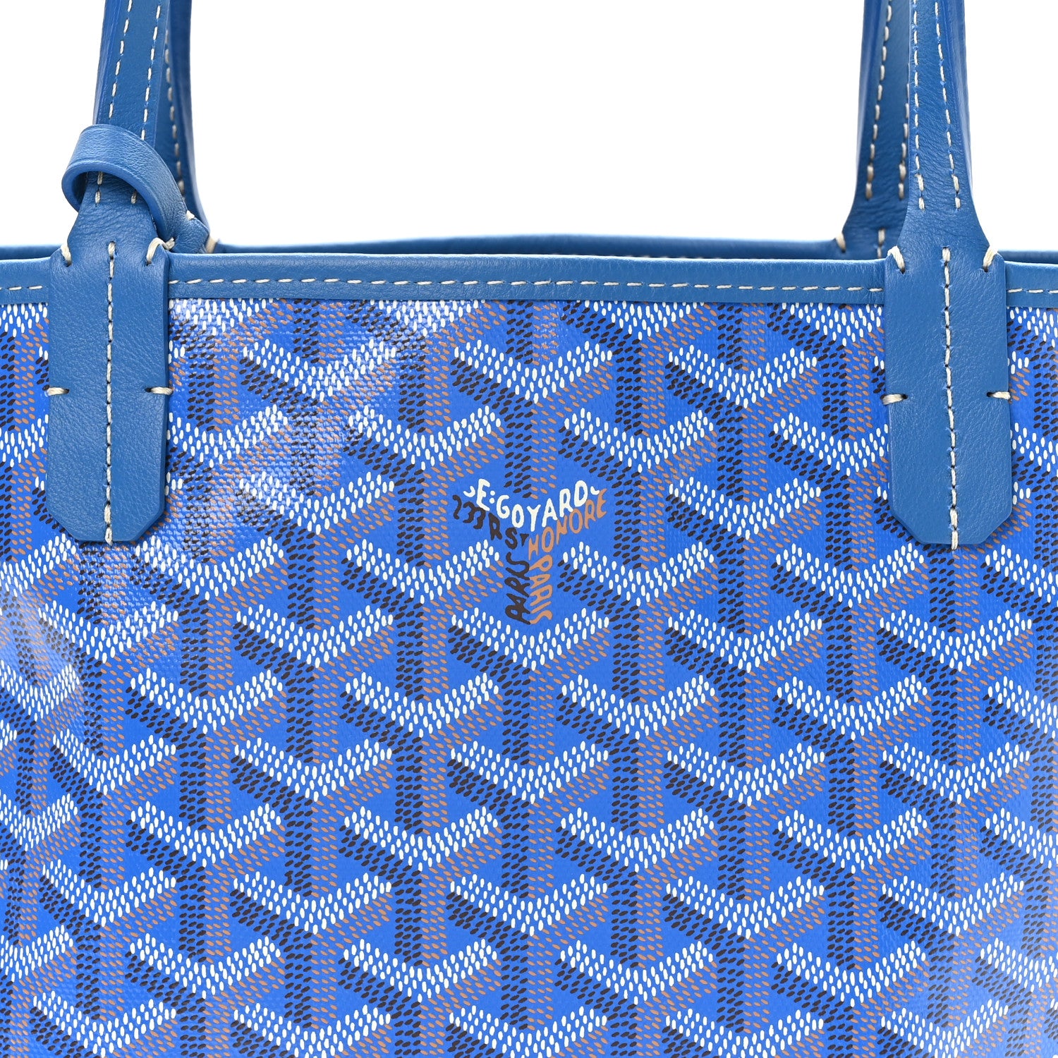 Goyard Goyardine Reversible Mini Anjou Sky Blue 13 of 18