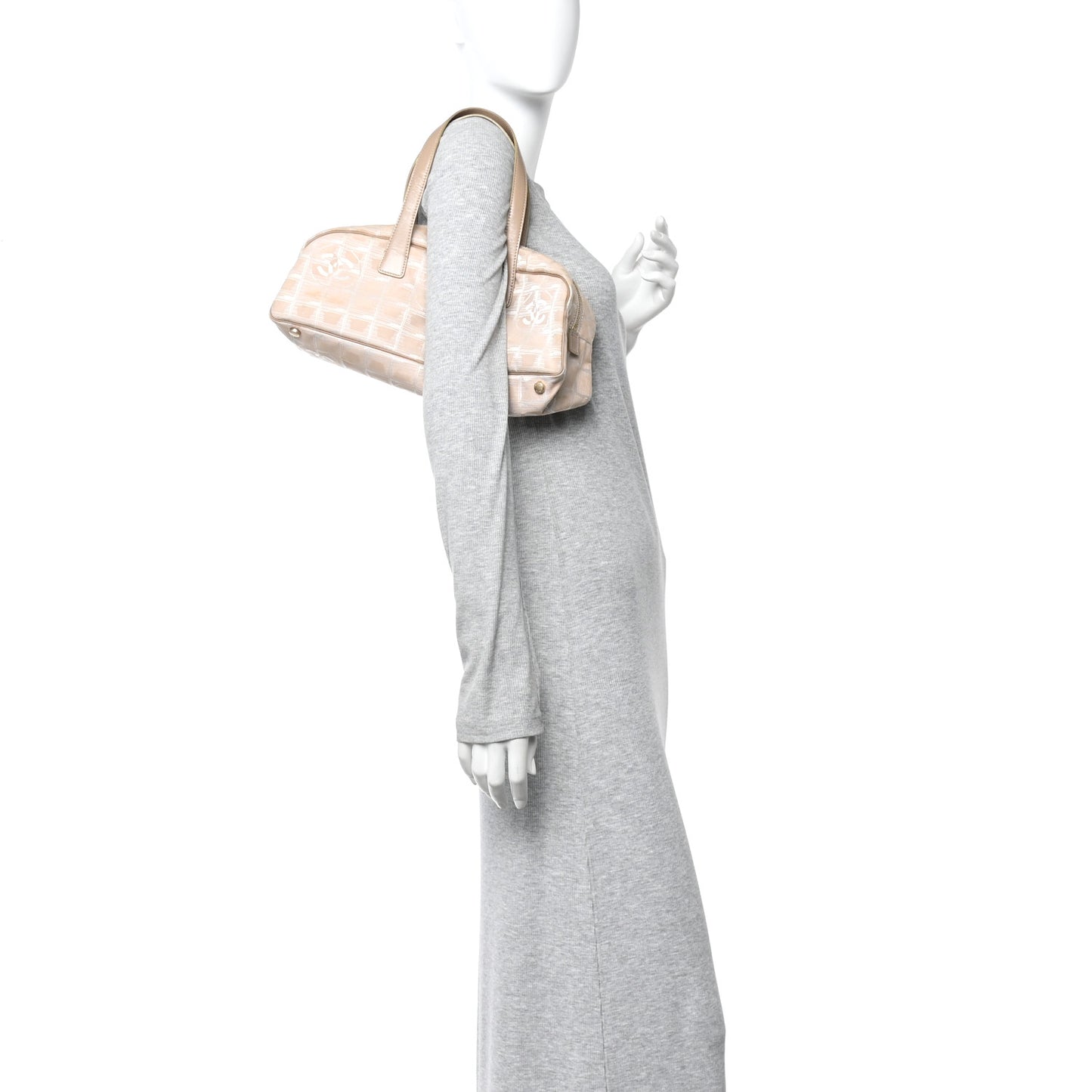 Nylon Travel Bowler Beige