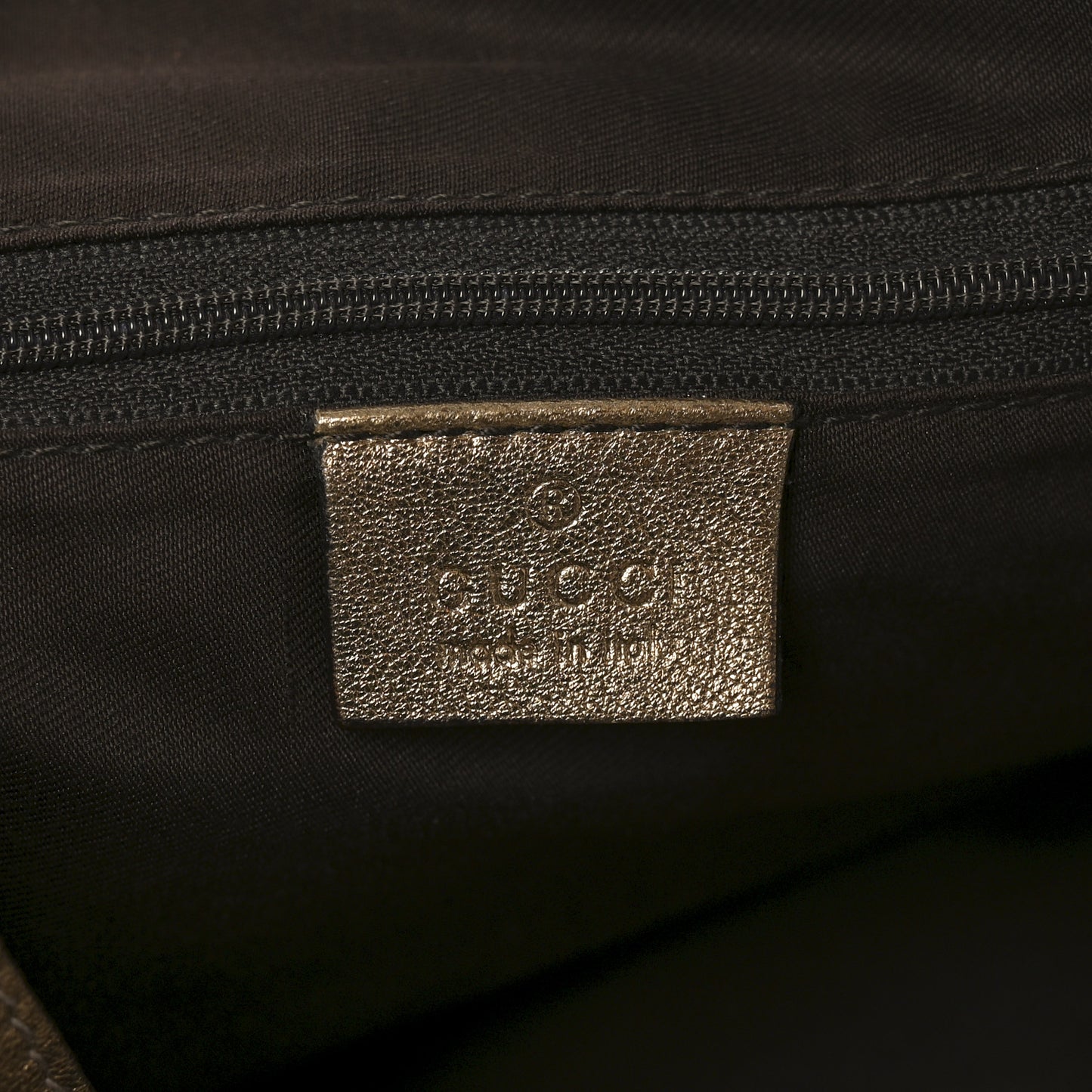 Satin Monogram Medium Abbey Shoulder Bag Bronze