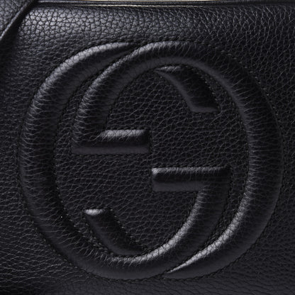 Gucci Pebbled Calfskin Small Soho Disco Bag Black 9 of 12