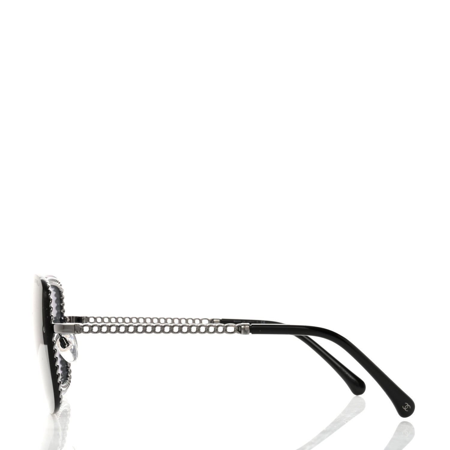 Chanel Chain Square Sunglasses 4244 Black 2 of 9