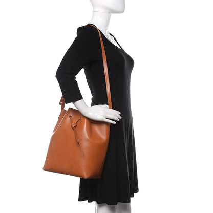 Mansur Gavriel Vegetable Tanned Calfskin Bucket Bag Cammello Rosa 2 of 18