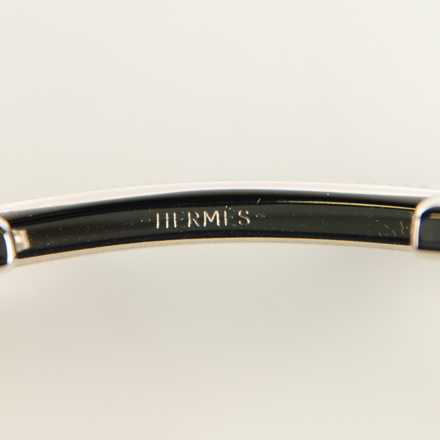Hermes Palladium H Guilloche Belt Buckle Silver 4 of 5