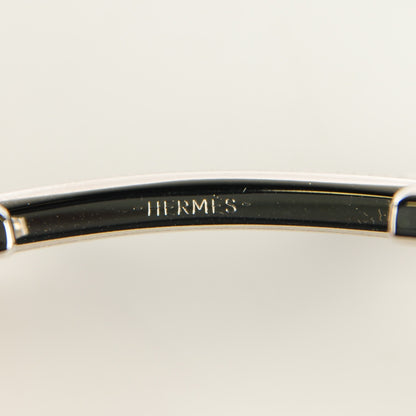 Hermes Palladium H Guilloche Belt Buckle Silver 4 of 5