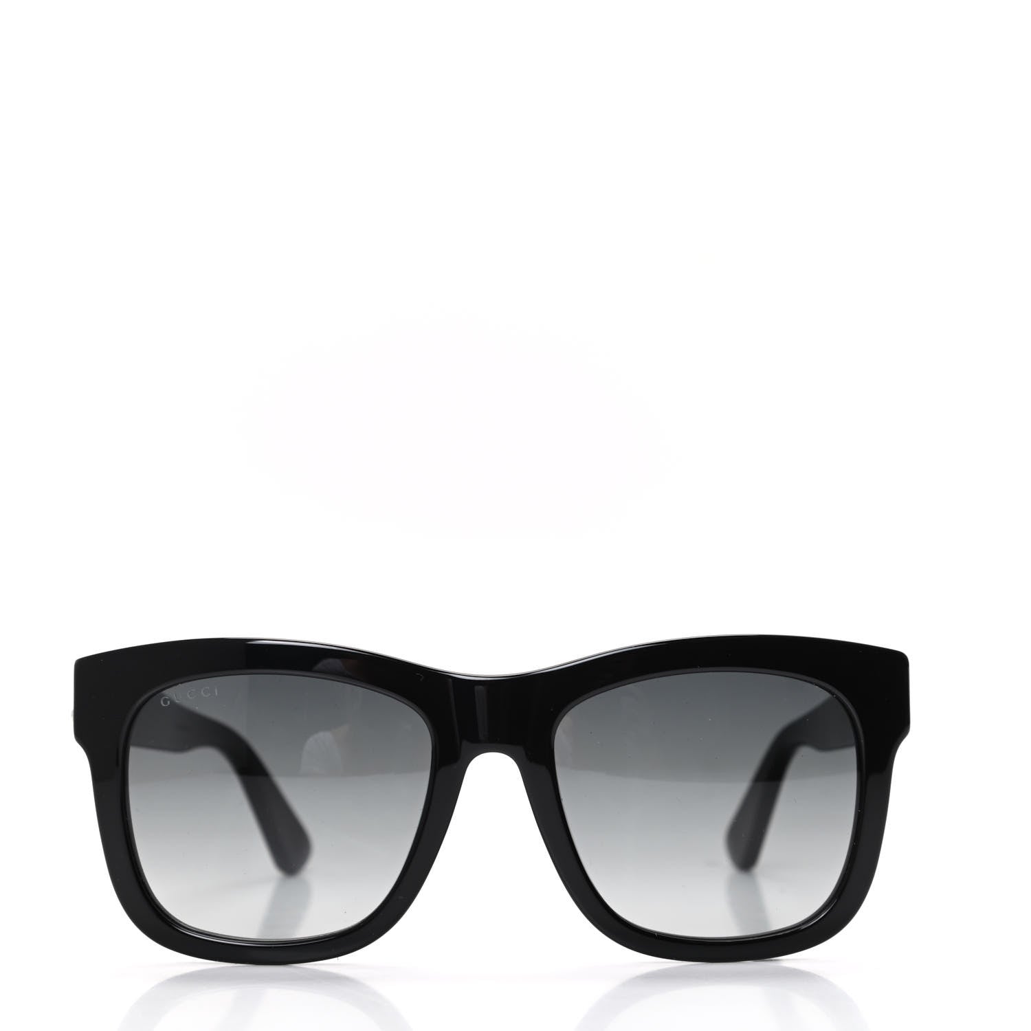 Gucci Acetate Square Frame Sunglasses GG0032S Black 2 of 8
