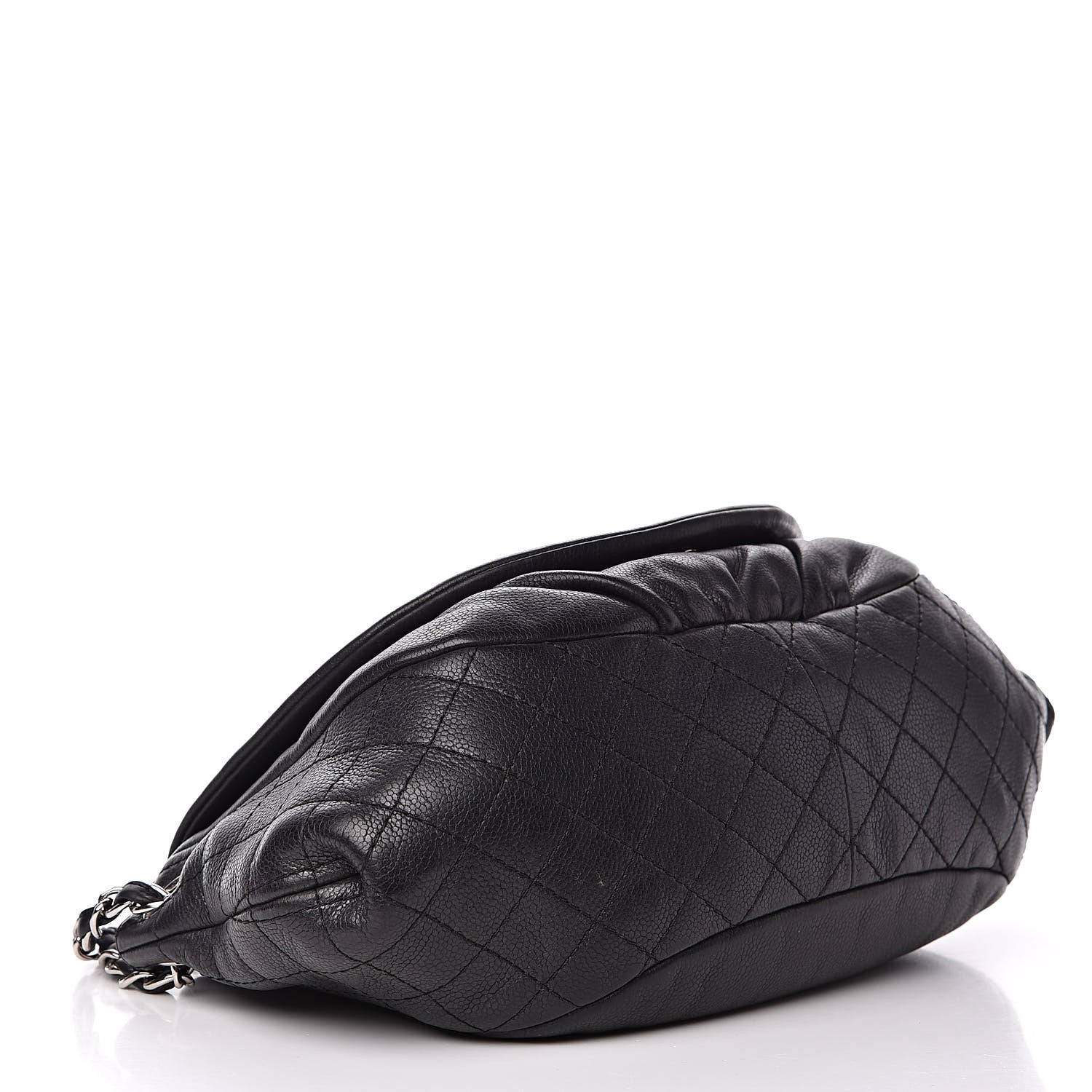 Chanel Caviar Half Moon Large Flap Black 4 of 15