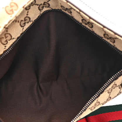 Gucci Monogram Web Belt Bag Dark Brown 5 of 10