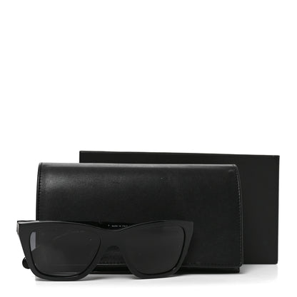Chanel Acetate Metal Polarized Rectangle Sunglasses 5442-A Black 7 of 7