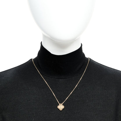 Van Cleef & Arpels 18K Yellow Gold Guilloche Vintage Alhambra Pendant Necklace 2 of 5