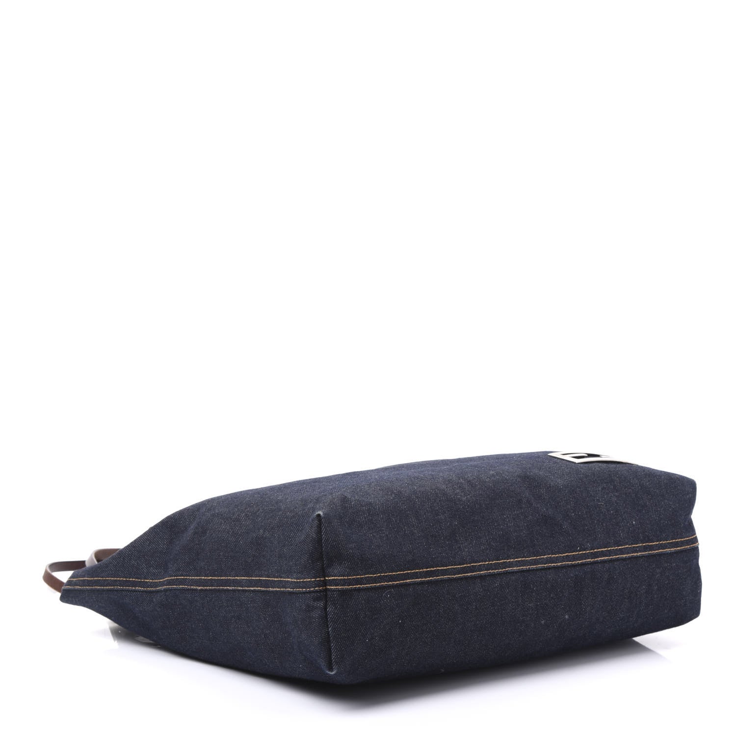 Fendi Denim Tote Blue 3 of 8