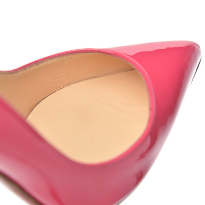 Christian Louboutin Patent Pigalle Follies 100 Pumps 35 Pinky 9 of 13