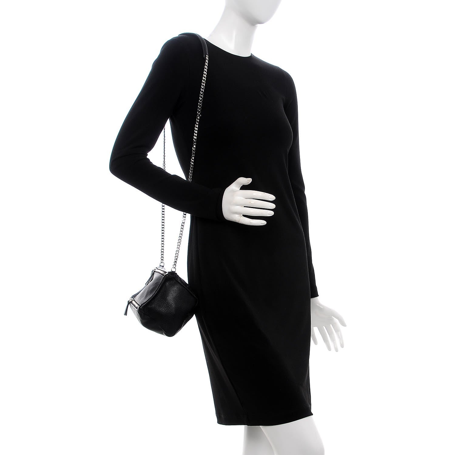 Givenchy Sugar Goatskin Mini Chain Pandora Black 2 of 7