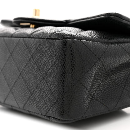 Chanel Caviar Quilted Mini Rectangular Flap Black 10 of 10