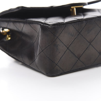 Chanel Lambskin Quilted Mini Square Flap Bag Black 10 of 13