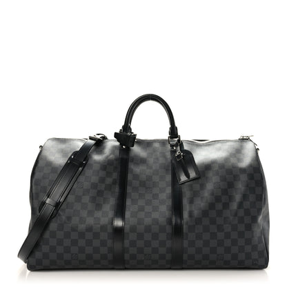 Louis Vuitton Damier Graphite Keepall Bandouliere 55 1 of 10