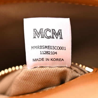 MCM Visetos Small Millie Crossbody Belt Bag Cognac 7 of 10