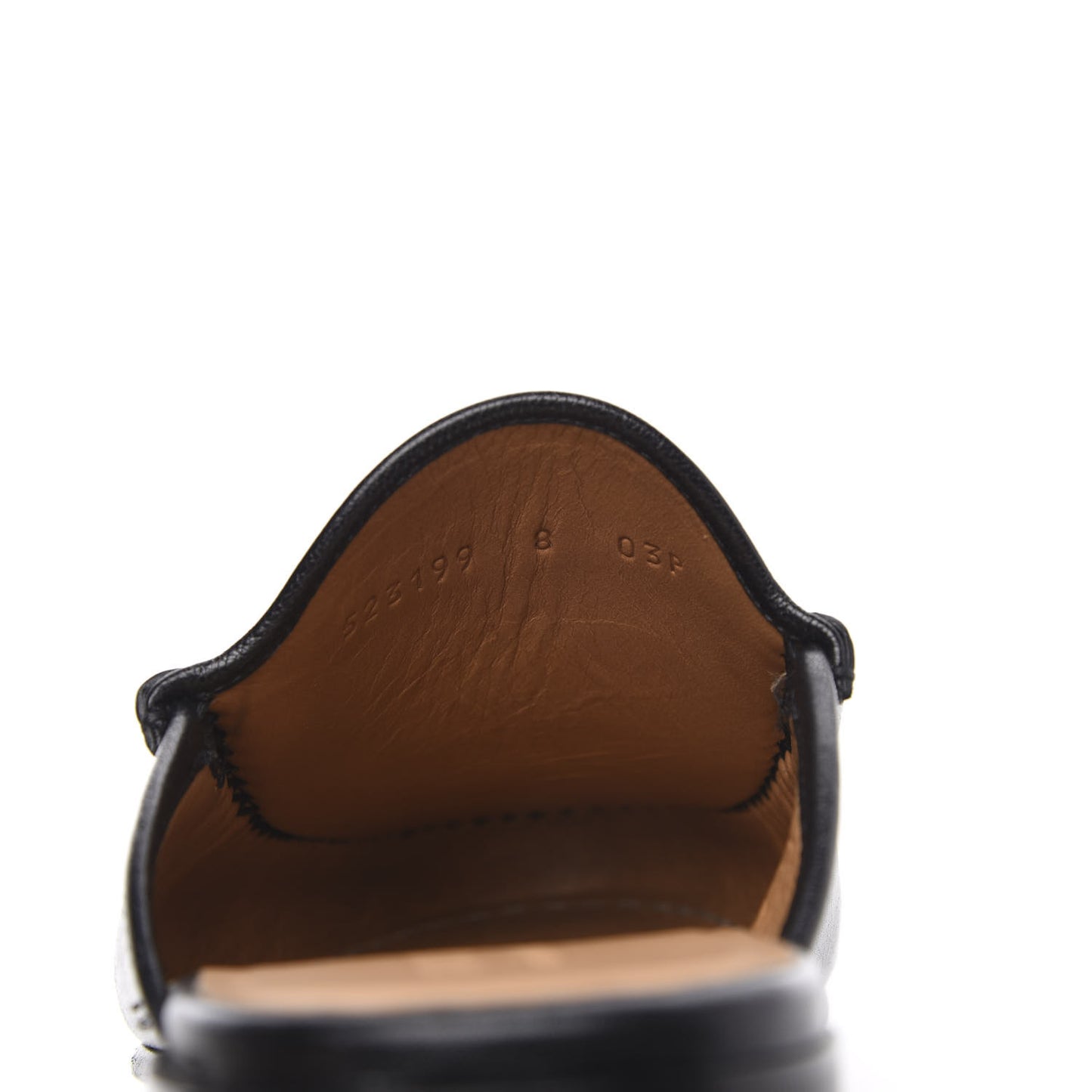 Goatskin Mens Horsebit Slippers 8 Black