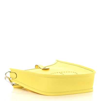 Hermes Taurillon Clemence Evelyne TPM Limoncello 4 of 12