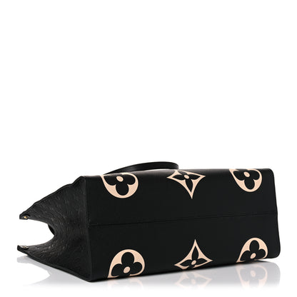 Louis Vuitton Empreinte Monogram Giant Crafty Onthego GM Black Creme 4 of 9