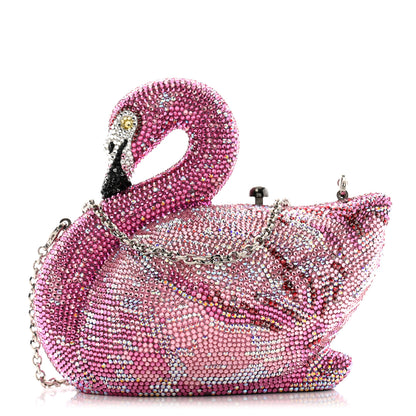 Judith Leiber Crystal Flamingo Minaudiere Clutch Pink Multicolor 1 of 12