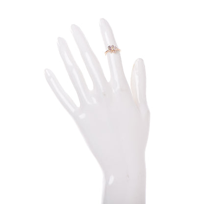 Cartier 18K Pink Gold Diamond Pink Sapphire Caresse D'Orchidees Par Ring 46 3.75 2 of 6