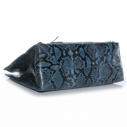 Balenciaga Python Papier A4 Tote Bleu 4 of 6