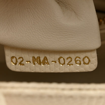 Christian Dior Lizard Mini Lady Dior White 8 of 11