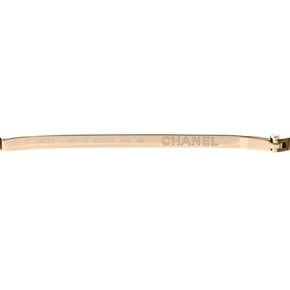 Chanel Metal Mirrored Pilot Summer Sunglasses 4223 Gold 5 of 8