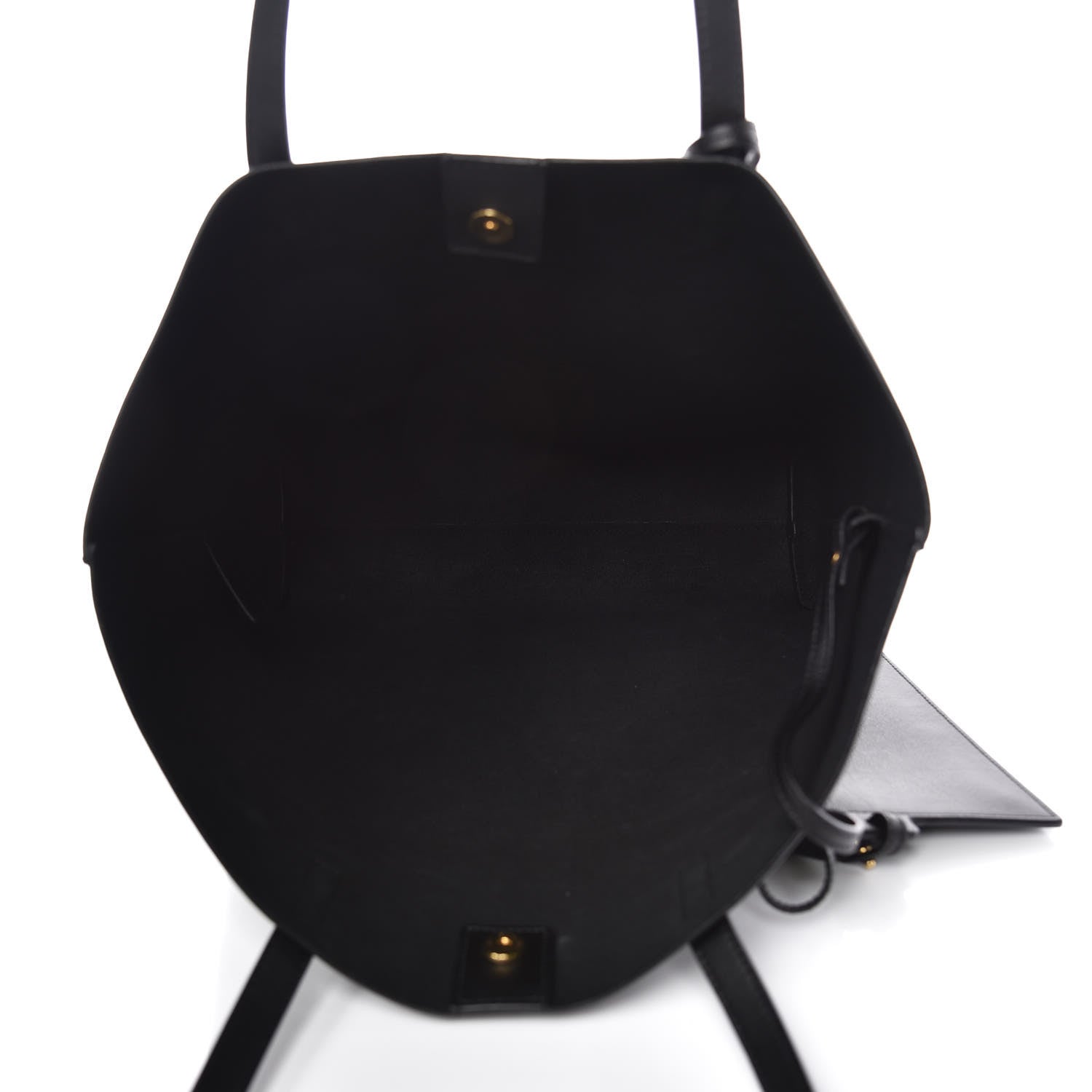 Saint Laurent Calfskin Medium Shopping Tote Black 6 of 13