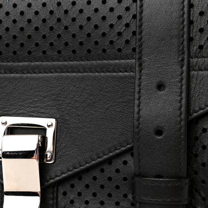 Proenza Schouler Lambskin Perforated Tiny PS1 Satchel Black 10 of 10