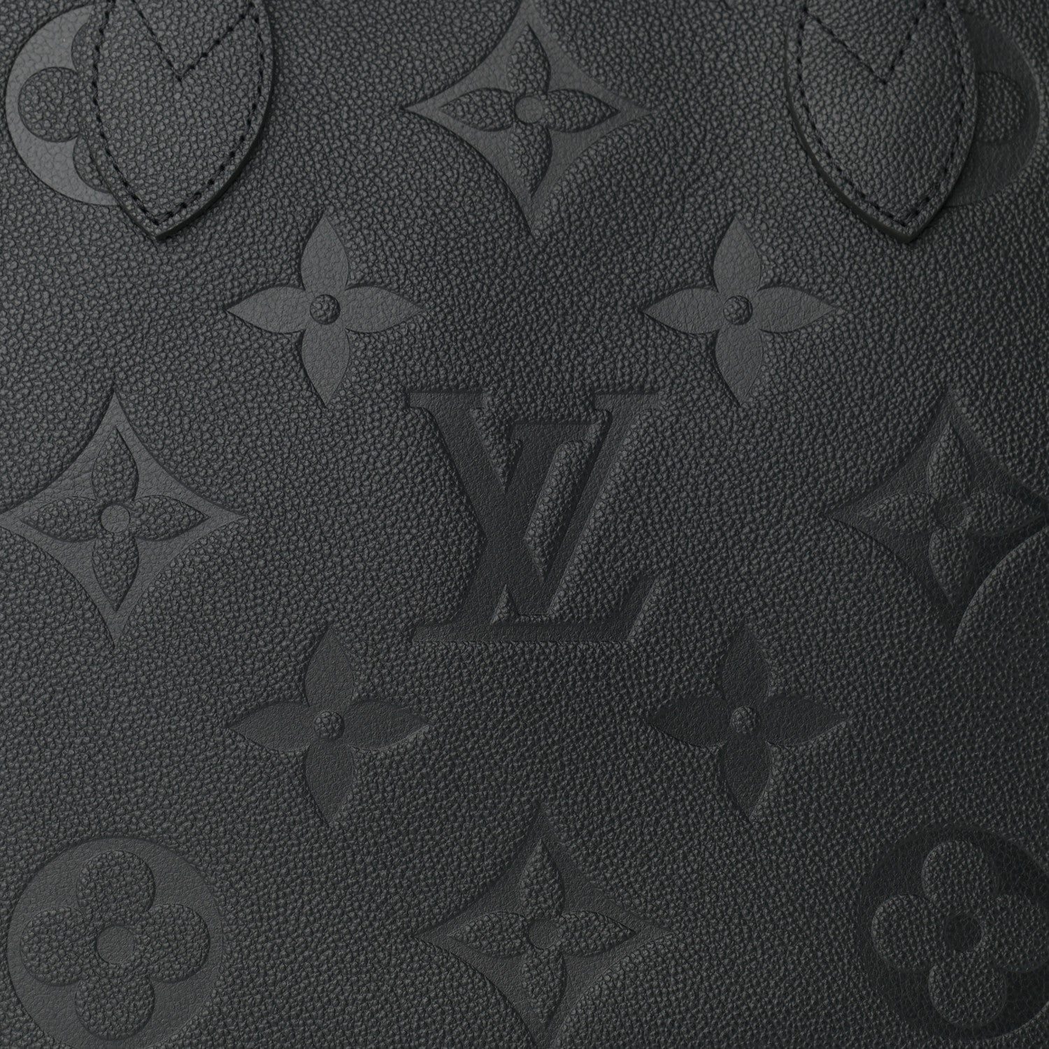 Louis Vuitton Empreinte Monogram Giant Neverfull MM Black 8 of 10