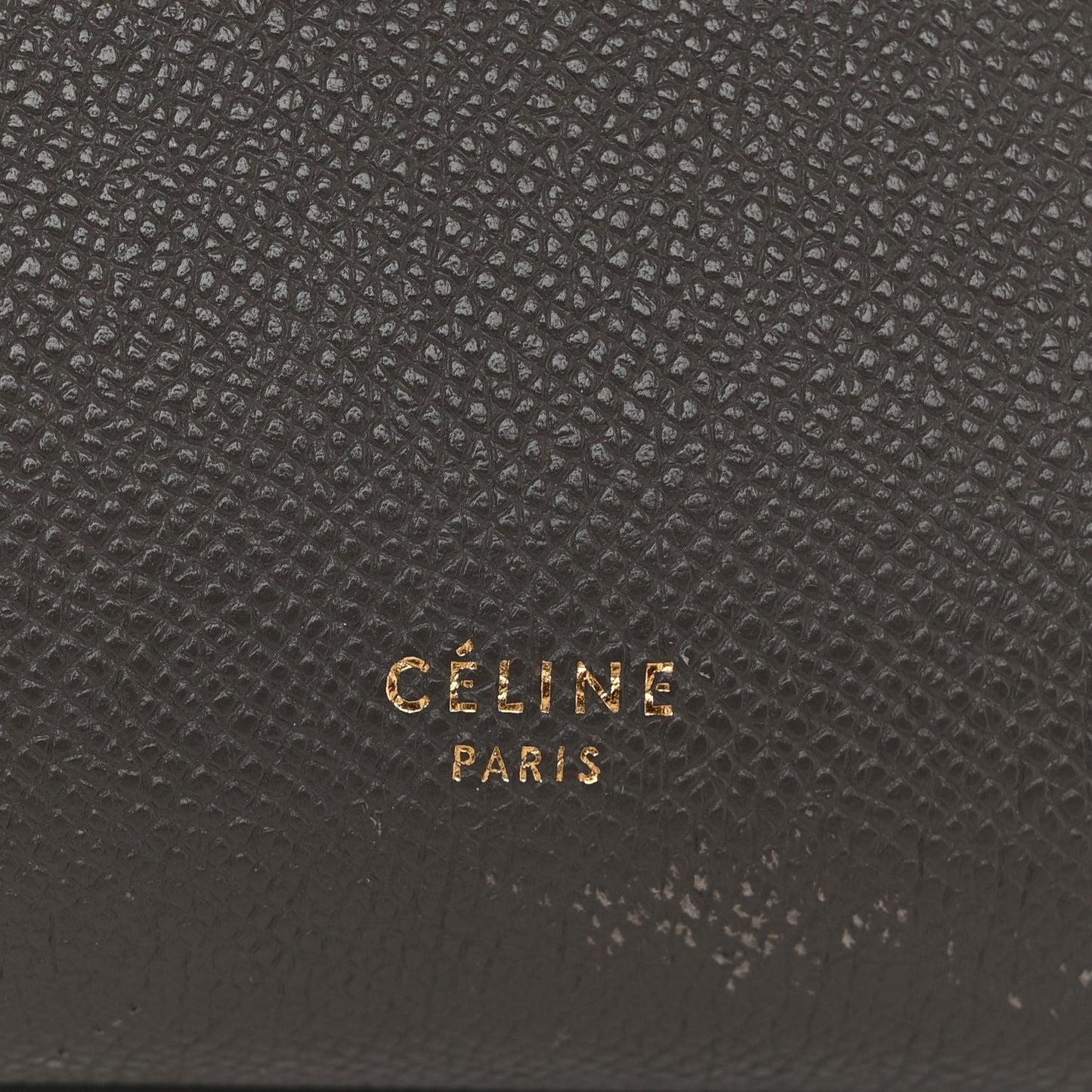 Grained Calfskin Mini Belt Bag Grey