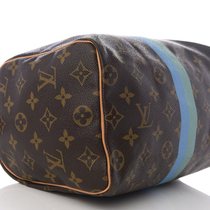 Louis Vuitton Monogram My LV Heritage Speedy 25 Vert Clair Blue 5 of 8