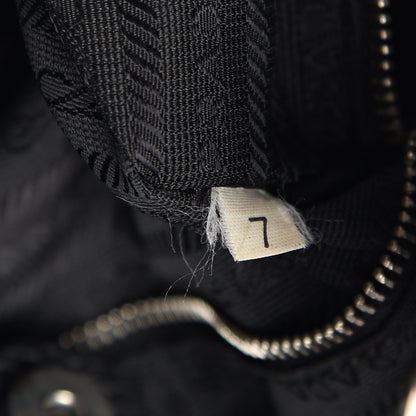 Prada Vitello Daino Shoulder Bag Black 6 of 13