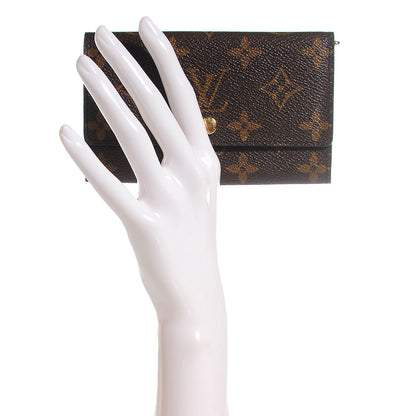 Louis Vuitton Monogram Porte-Monnaie Billets Tresor Wallet 2 of 7