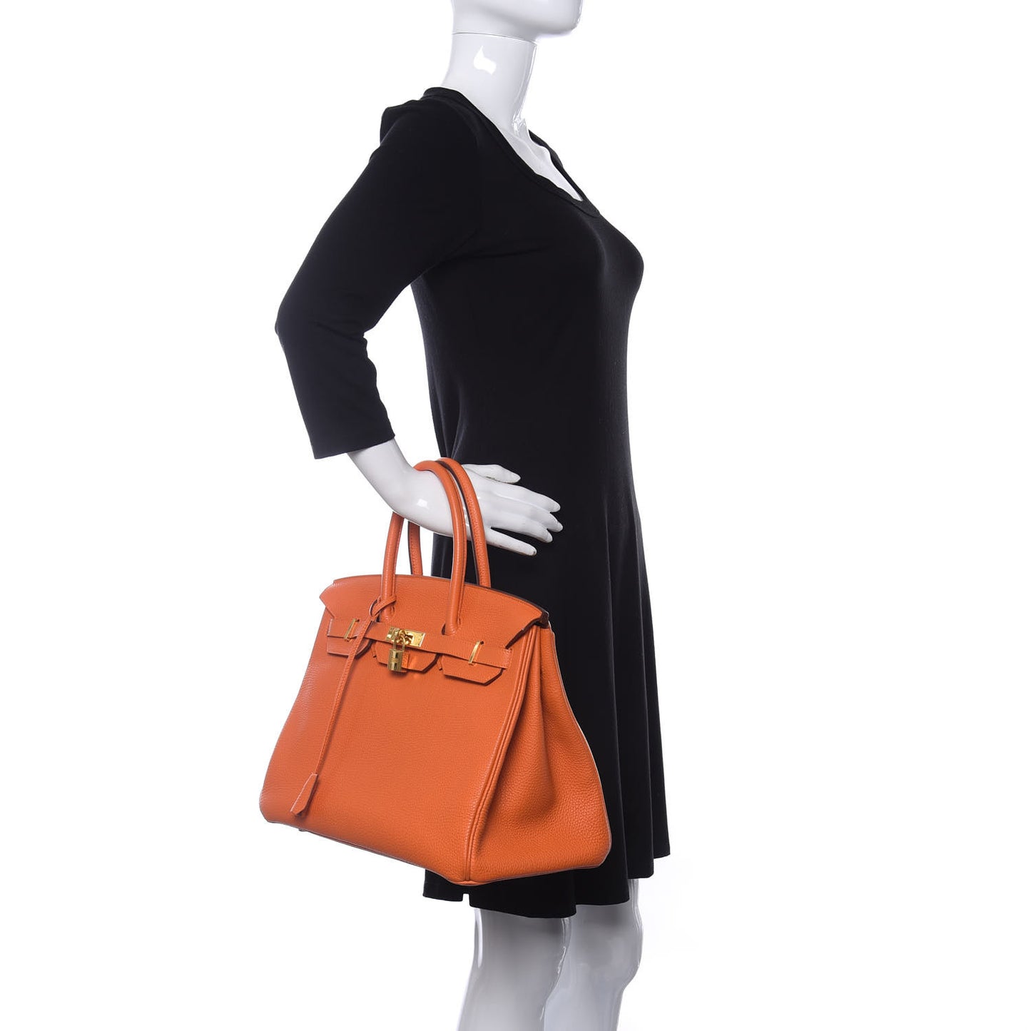 Togo Birkin 35 Orange
