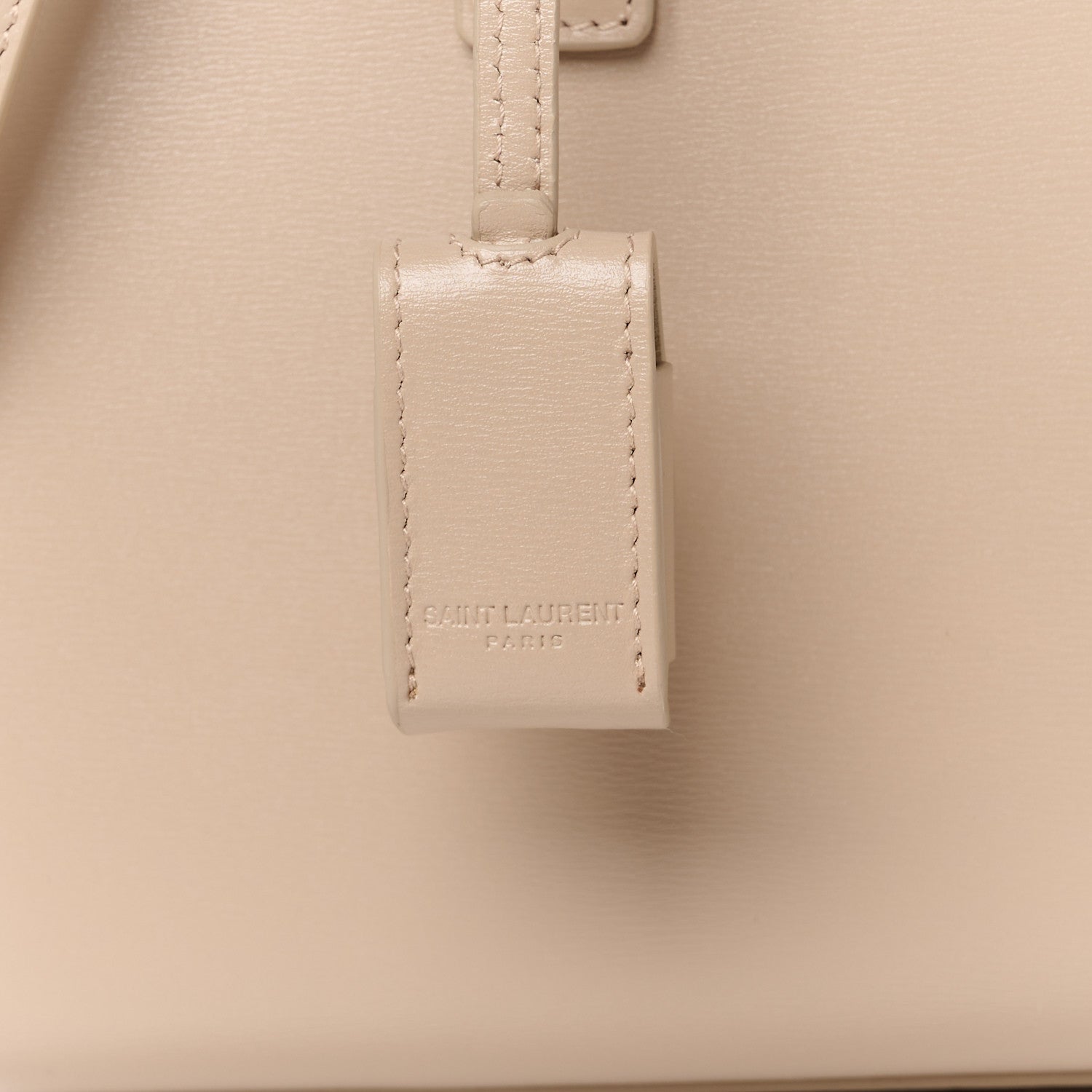 Saint Laurent Smooth Calfskin Nano Sac de Jour Dark Beige 8 of 11