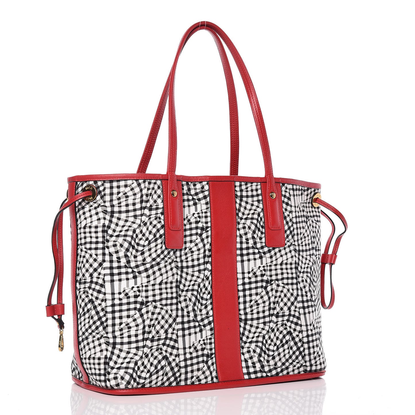 Visetos Medium Liz Reversible Shopper Tote Ruby Red